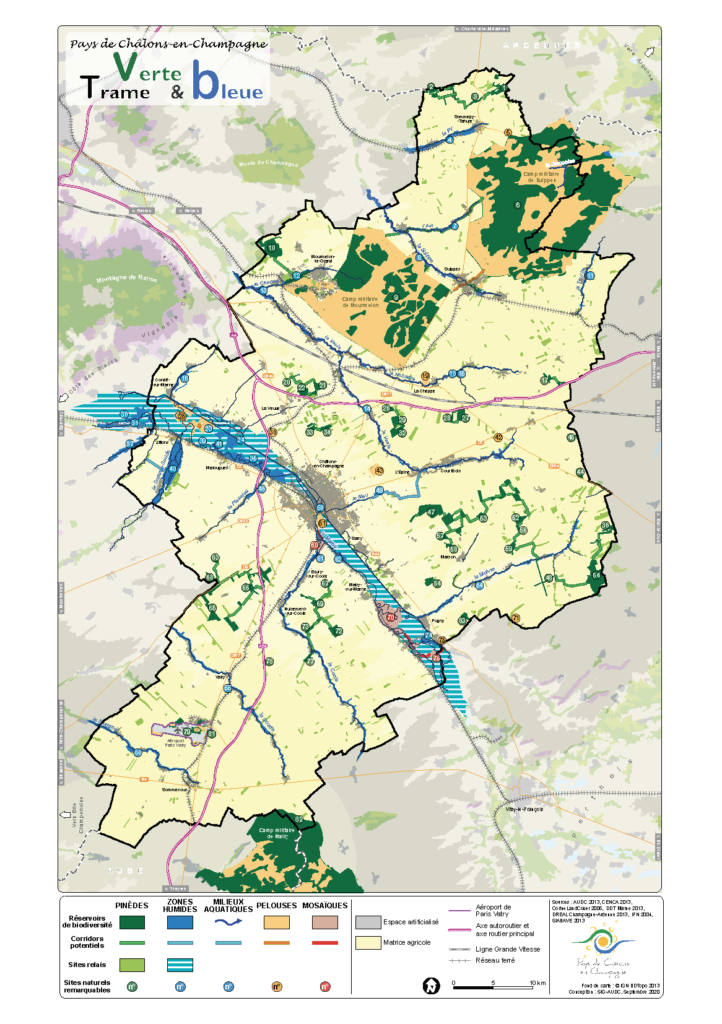 Pays de Châlons-en-Champagne : la trame verte et bleu